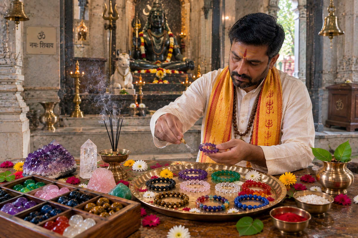 Astrologer Energized the crystal for divyazone
