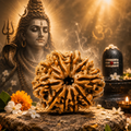 10 Mukhi Nepali Certified Rudraksha Original Natural Bead Divyaura