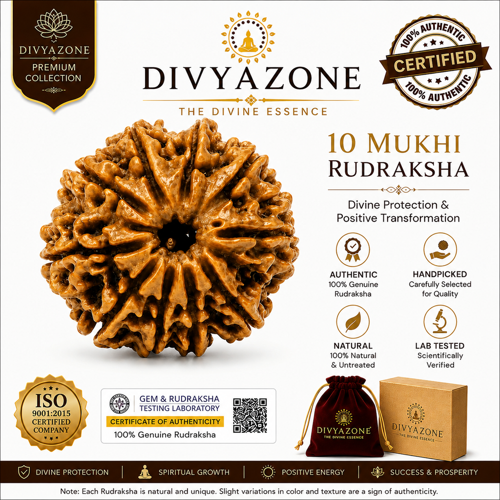 10 Mukhi Rudraksha – Authentic & Natural