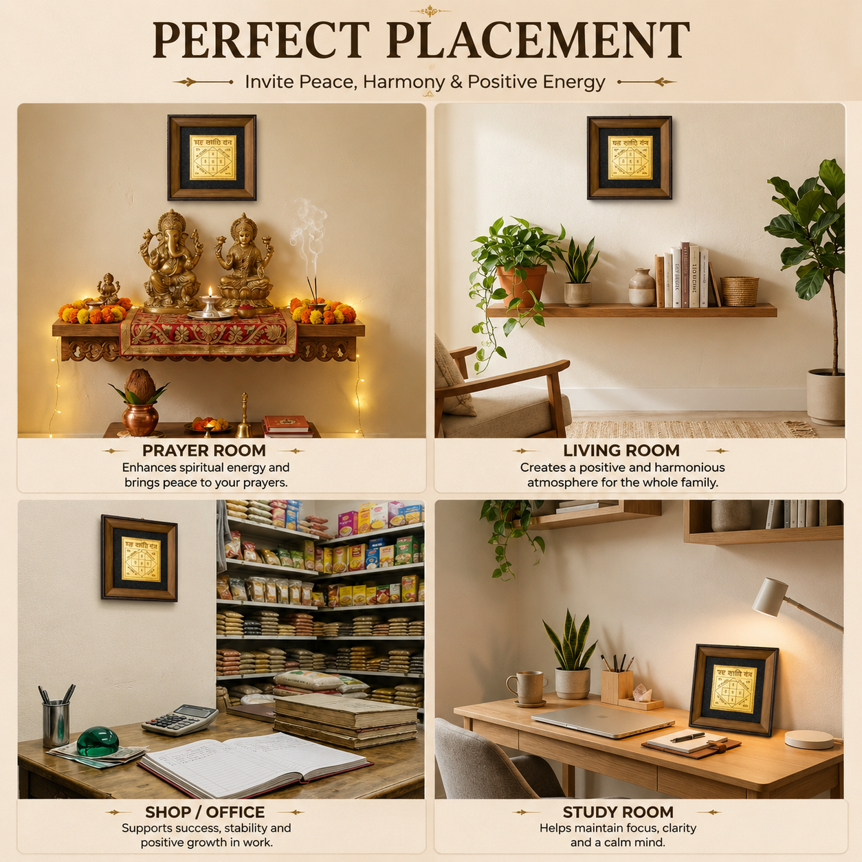 Authentic Grah Shanti Yantra Decorative Frame by Divyaura