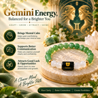 Gemini crystal bracelet representing mental clarity, calm thoughts, communication and new opportunities | DivyaZone