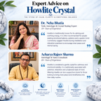 DivyaZone Howlite Crystal Bracelet expert advice guide featuring crystal healing insights on calmness, relaxation, emotional balance, better sleep and meditation.