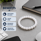 Moonstone bracelet benefits for emotional balance, calmness and intuition