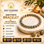 Natural Pyrite Bracelet benefits including wealth, prosperity, confidence and positive energy