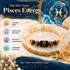 Pisces bracelet highlighting intuition, emotional balance, positive energy and inner peace | DivyaZone