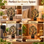 Pyrite Tree displayed in living room, bedroom, office and meditation or prayer space
