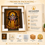 Premium packaging of Swarna Akarshana Bhairava sacred wall frame