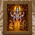 Swarna Akarshana Bhairava photo frame for wealth, prosperity, and positive energy in home or office
