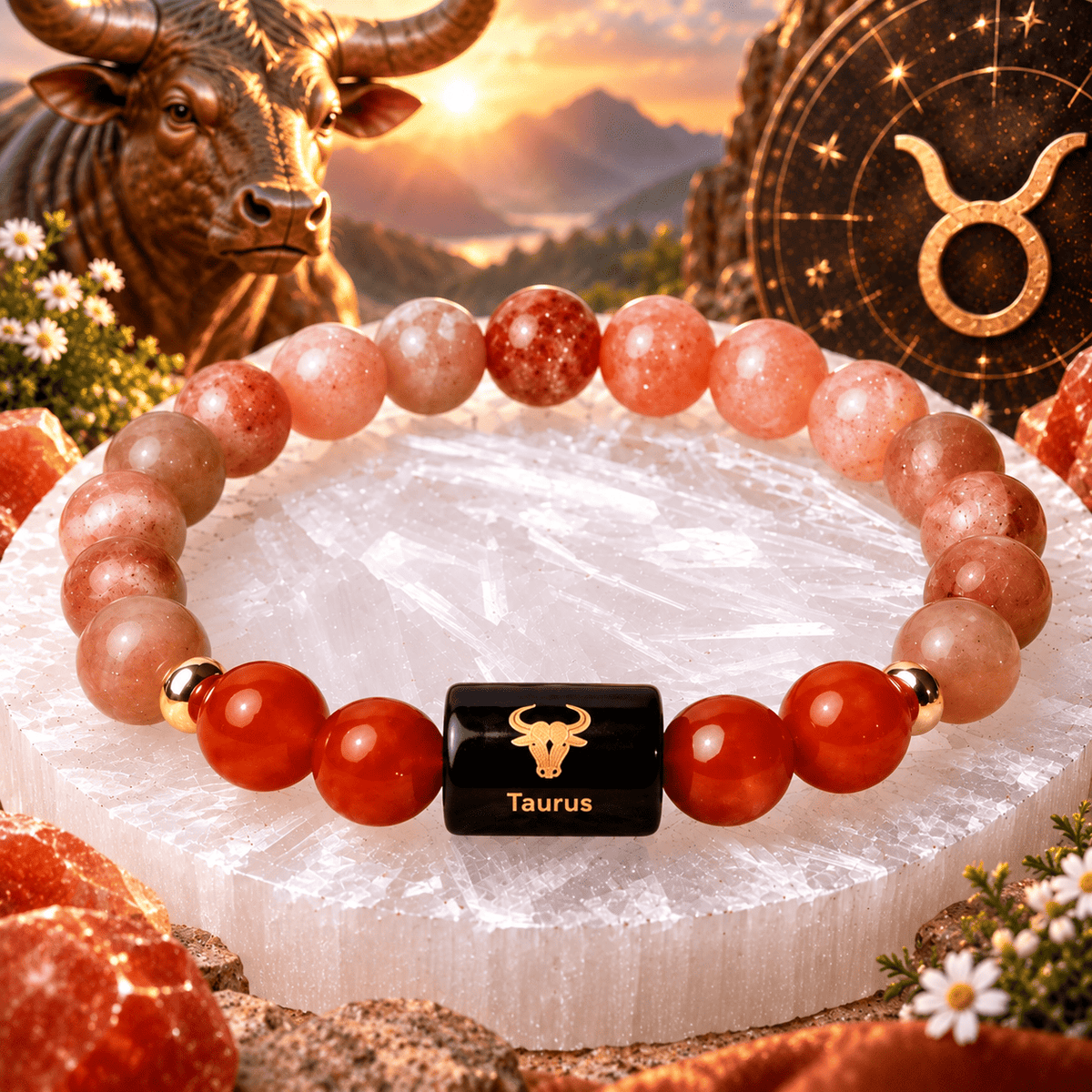 Taurus Zodiac sign bracelet